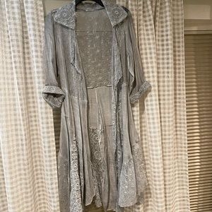 Linen and Lace Jacket Dress- size S